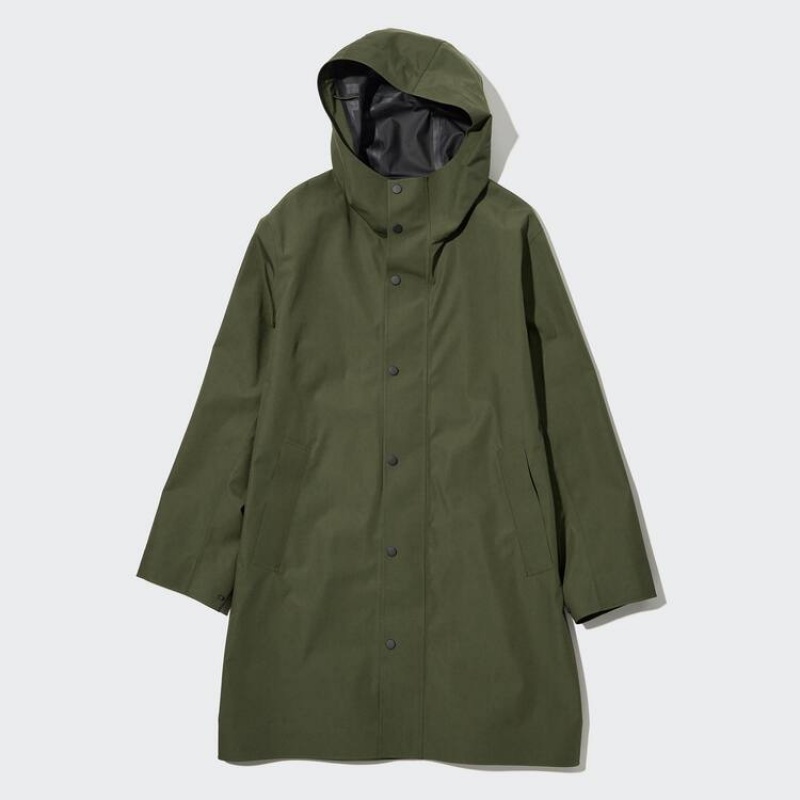 Abrigos Uniqlo Blocktech Hombre Verde Oliva | 1097ARMVJ