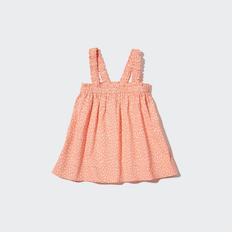 Blusa Uniqlo Gathered Camisole Niños Naranjas Claro | 2105TXCPU