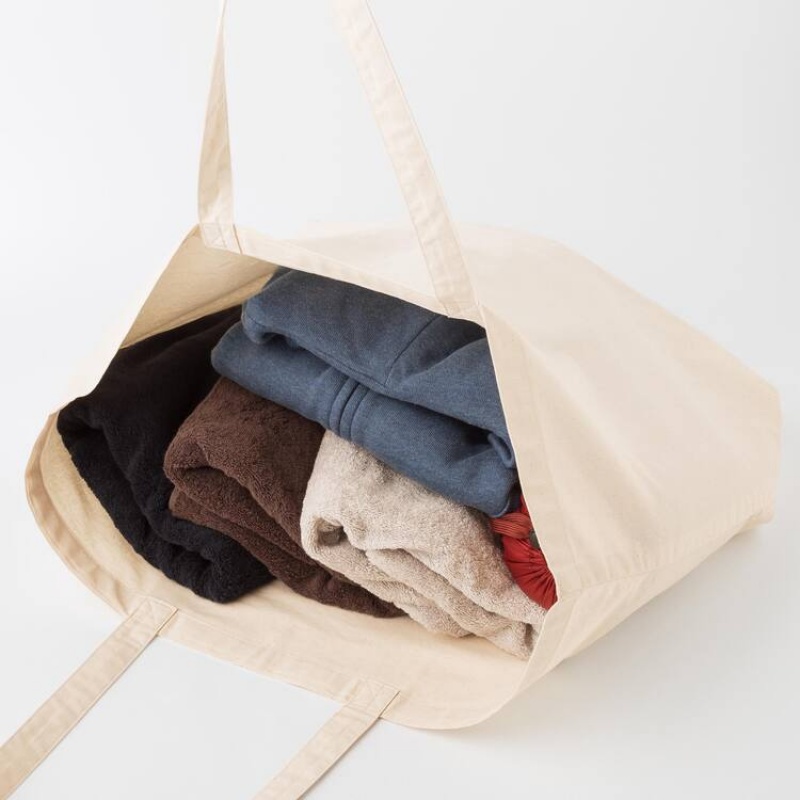 Bolsas Uniqlo Eco-friendly Mujer Blancas | 5108CRLJG