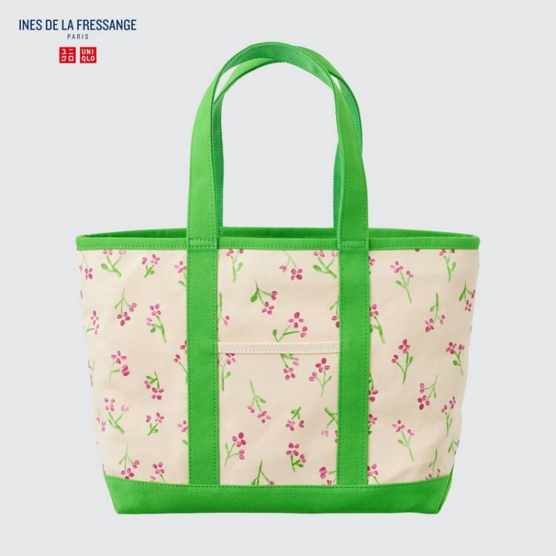 Bolsas Uniqlo Ines De La Fressange Lona Tote Mujer Blancas | 4936ZJLUT