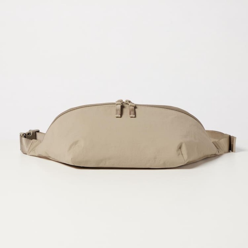 Bolsas Uniqlo Nylon Crossbody Hombre Beige | 0896CTYLH