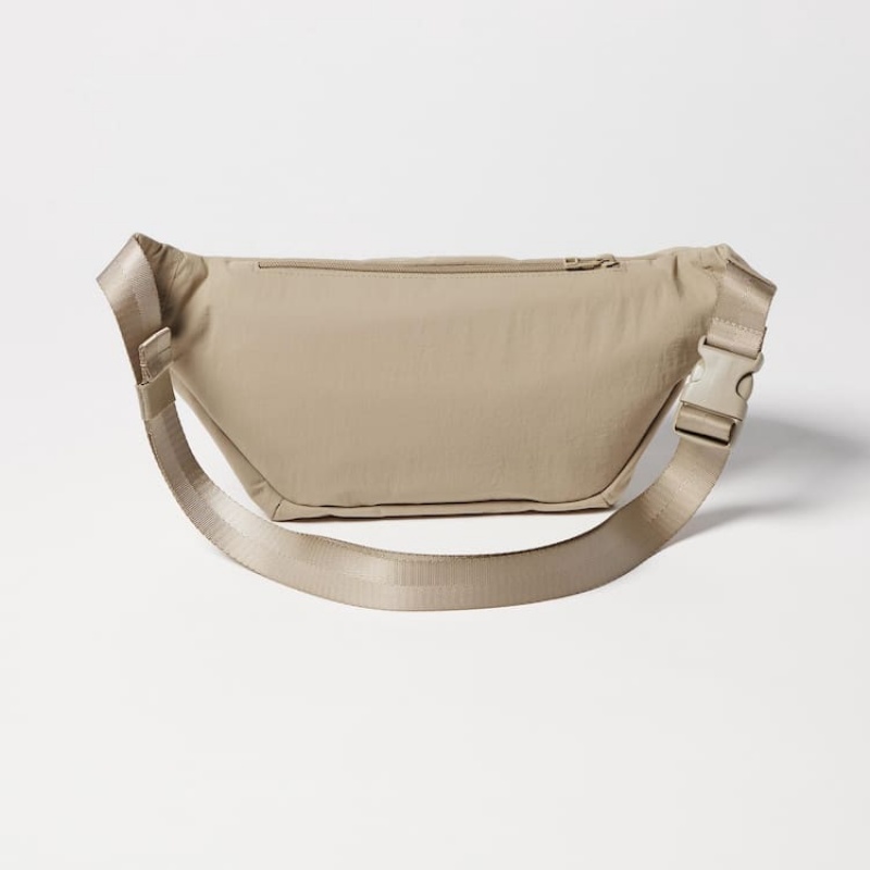 Bolsas Uniqlo Nylon Crossbody Hombre Beige | 0896CTYLH