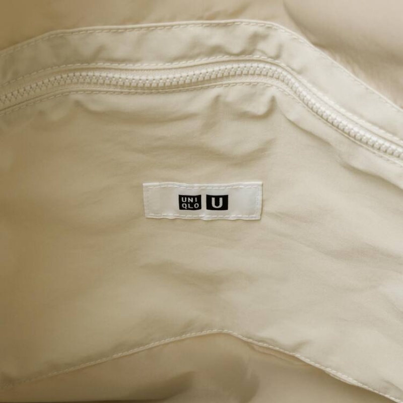 Bolsas Uniqlo U Drawstring Shoulder Mujer Beige | 2407JFWLM