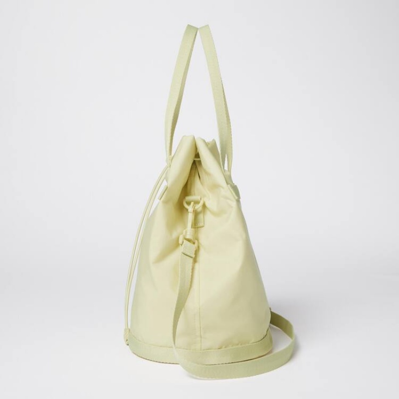 Bolsas Uniqlo U Medium Bucket Mujer Beige | 8216VEOKU