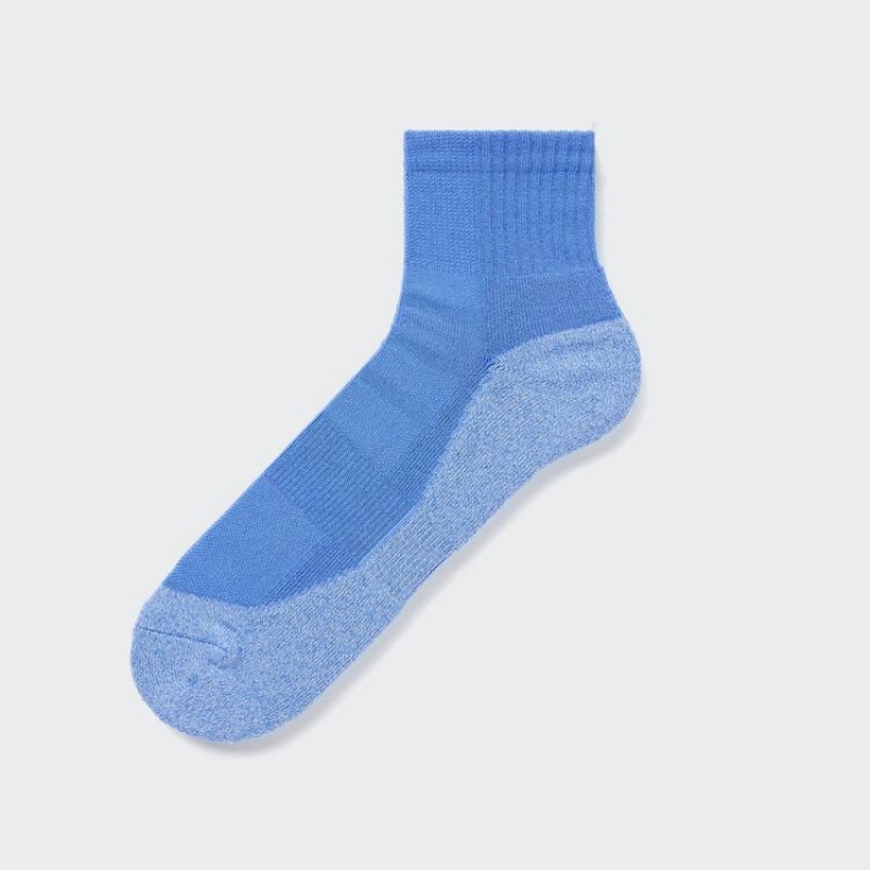 Calcetines Uniqlo Pile Colour Block Sports Half Hombre Azules | 6381DMKES