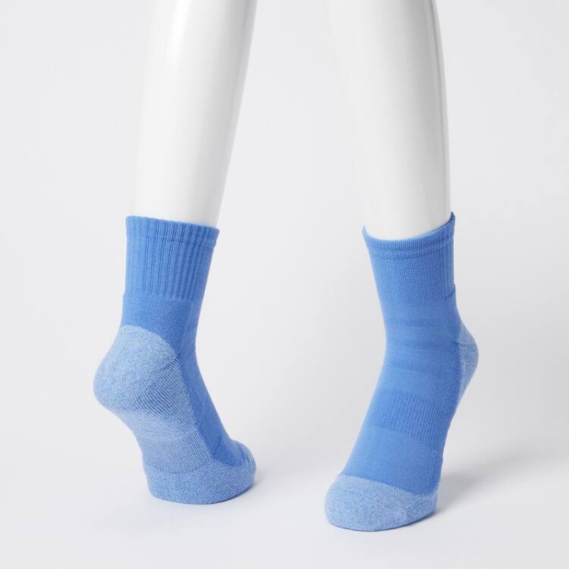 Calcetines Uniqlo Pile Colour Block Sports Half Hombre Azules | 6381DMKES