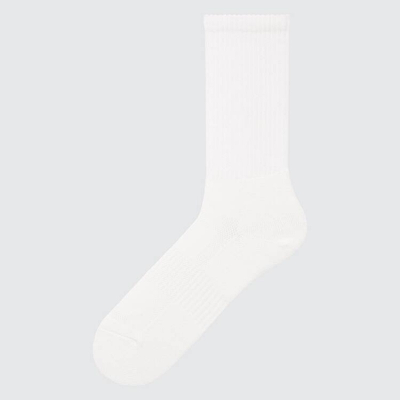 Calcetines Uniqlo Pile Hombre Blancas | 0564TNLGK