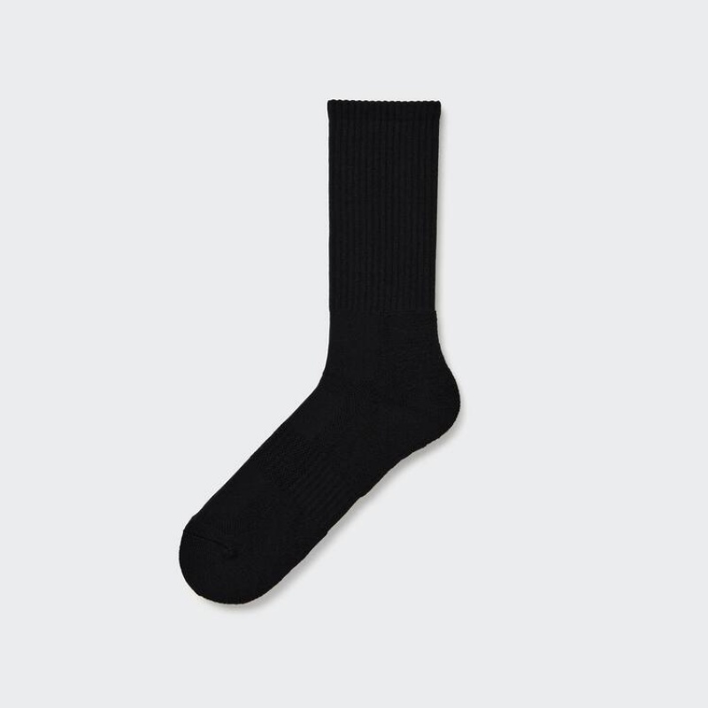 Calcetines Uniqlo Pile Hombre Negras | 4306AYJQM