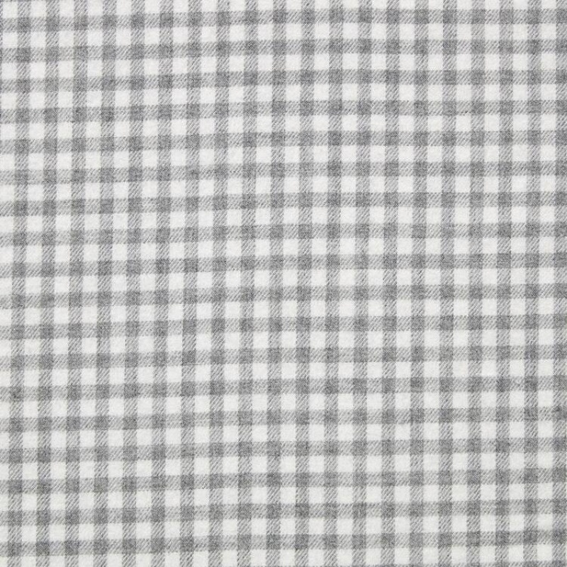 Camisas Uniqlo Flannel Regular Fit Checked (Button-down Collar) Hombre Gris | 9628OLSJT