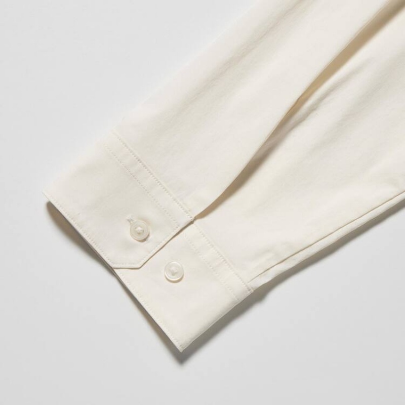 Camisas Uniqlo U Stretch Mujer Blancas | 5648YJCGX