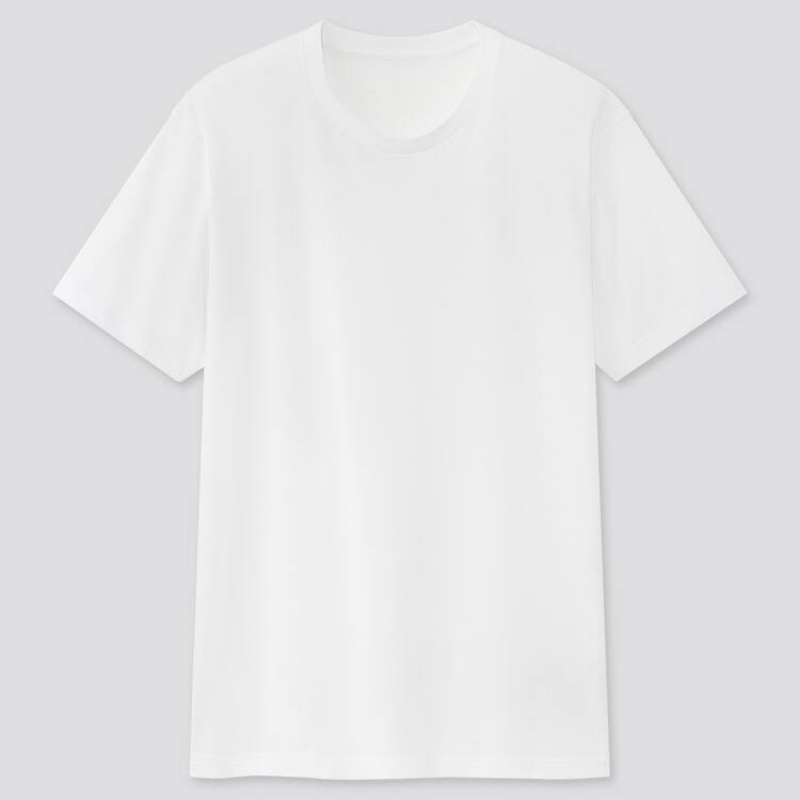 Camiseta Uniqlo Dry Crew Neck (2021 Season) Hombre Blancas | 2605TCWKE