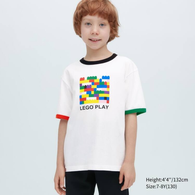 Camiseta Uniqlo Lego® City Ut Estampadas Niños Blancas | 2463IPWNZ