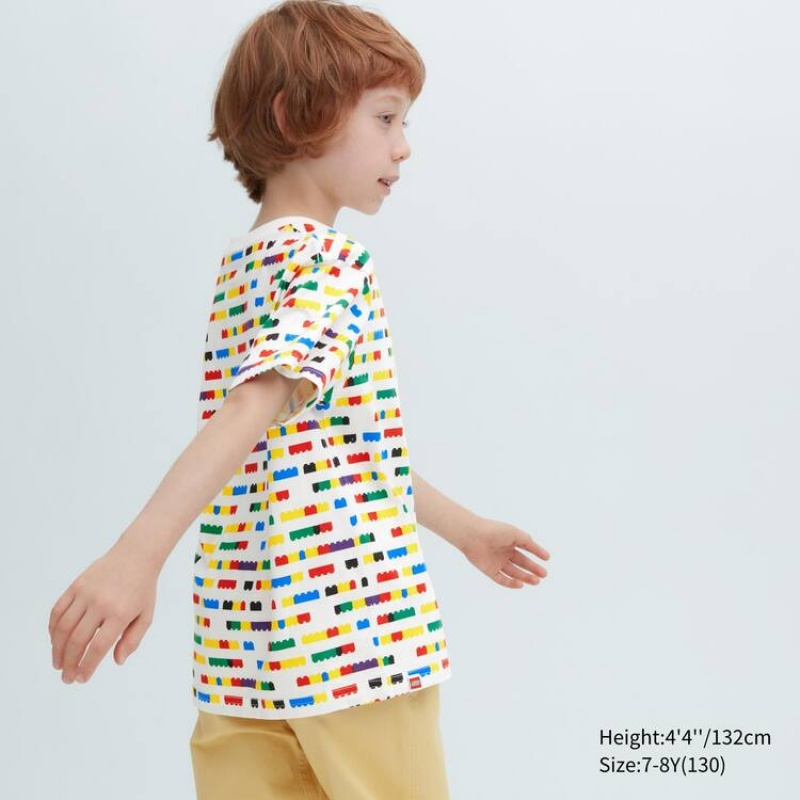 Camiseta Uniqlo Lego® City Ut Estampadas Niños Blancas | 2106KPANY