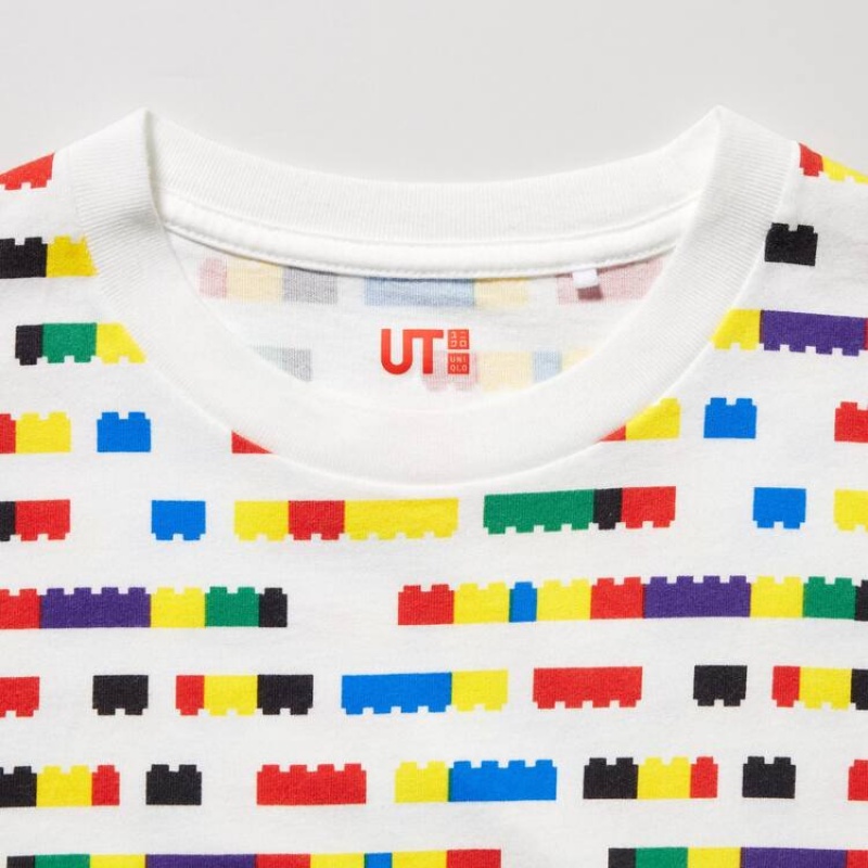 Camiseta Uniqlo Lego® City Ut Estampadas Niños Blancas | 2106KPANY