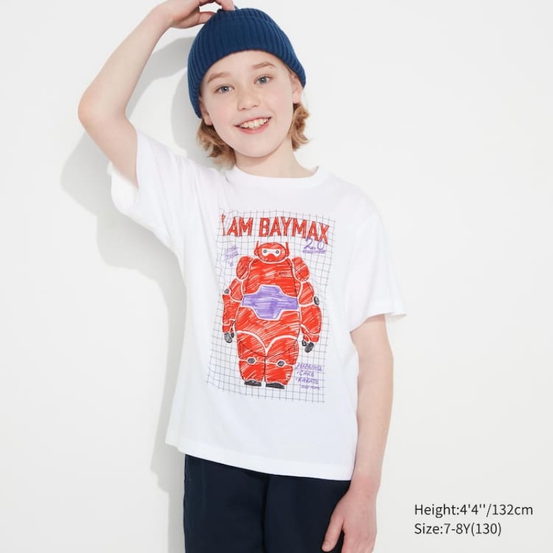 Camiseta Uniqlo Mfa Utgp2023 Estampadas Niños Blancas | 9826VMFUO