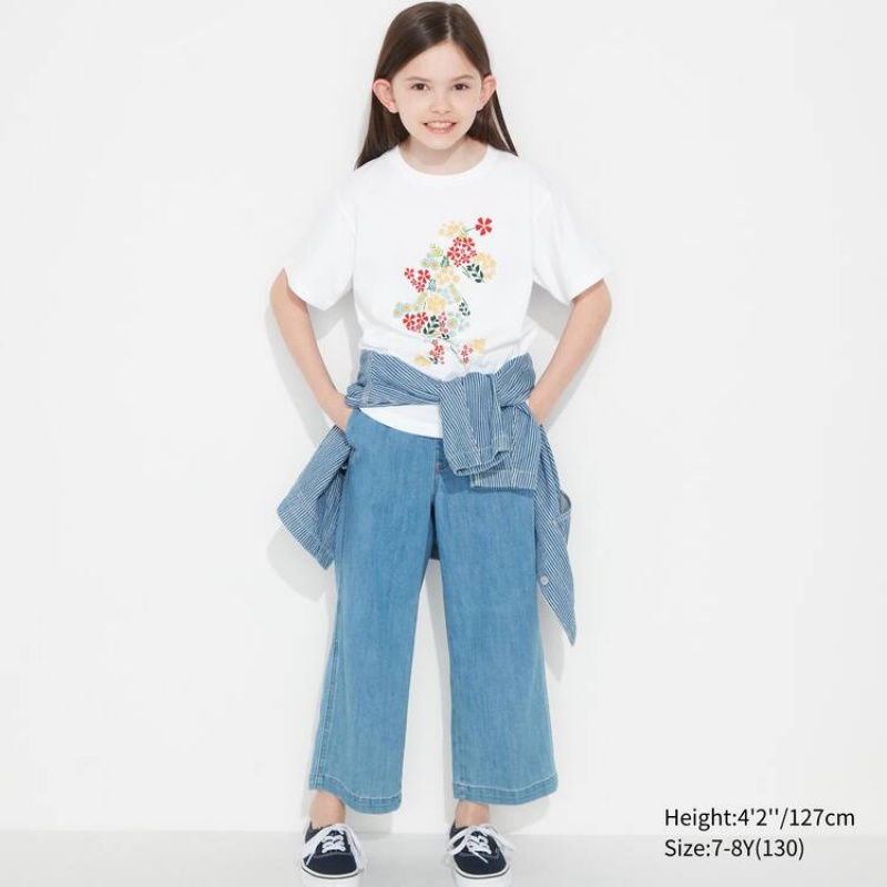 Camiseta Uniqlo Mfa Utgp2023 Estampadas Niños Blancas | 3126USIVP