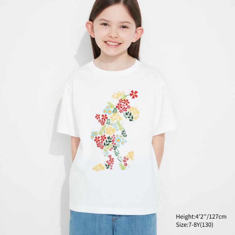 Camiseta Uniqlo Mfa Utgp2023 Estampadas Niños Blancas | 3126USIVP