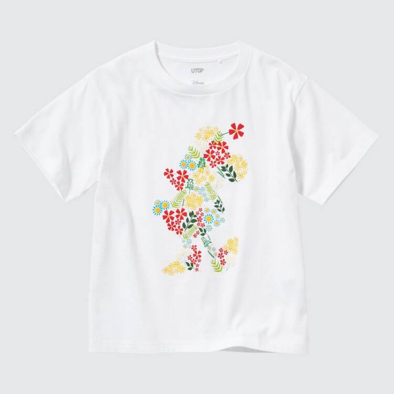 Camiseta Uniqlo Mfa Utgp2023 Estampadas Niños Blancas | 3126USIVP