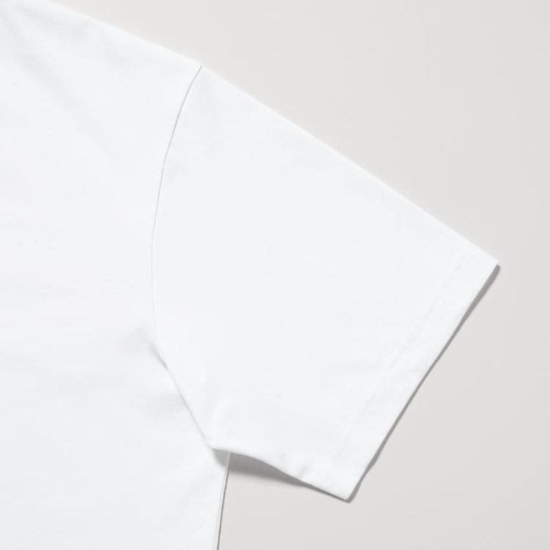 Camiseta Uniqlo Peace For All Ut Estampadas (Haruki Murakami) Hombre Blancas | 5769YEIFP