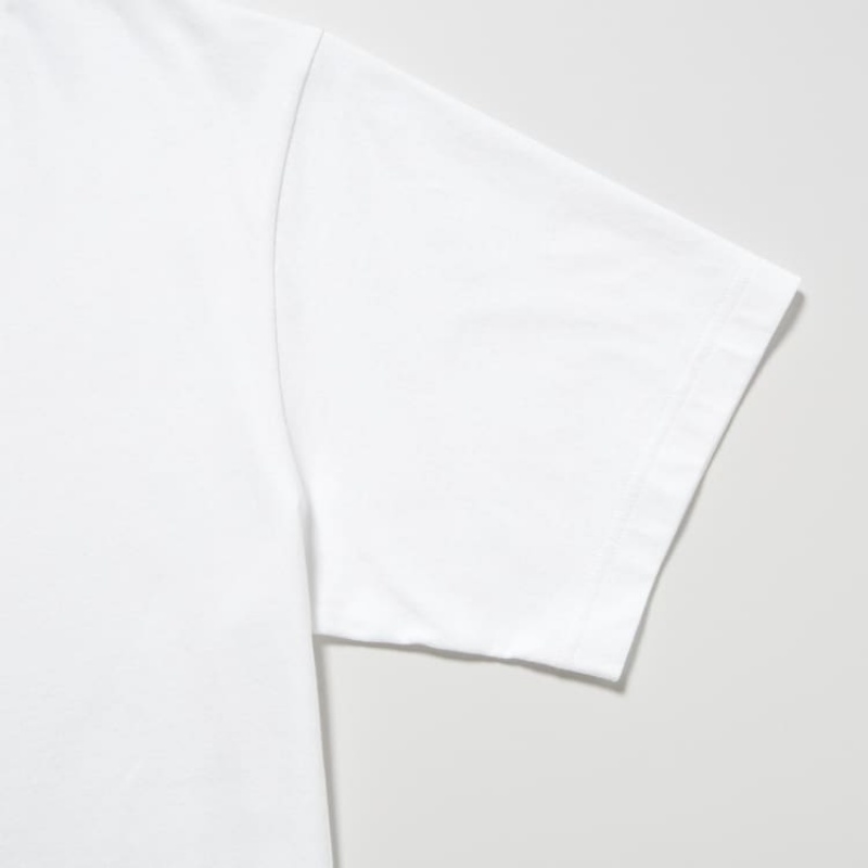 Camiseta Uniqlo Peace For All Ut Estampadas (Jonathan Anderson) Hombre Blancas | 6915LBVAN