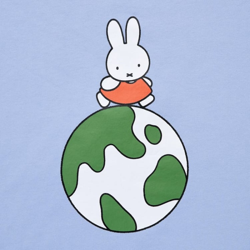 Camiseta Uniqlo Peace For All Ut Estampadas (Dick Bruna) Hombre Azules | 6231XNVIB