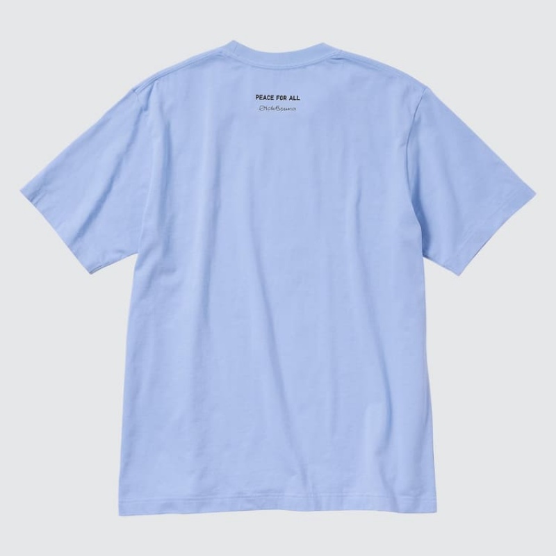 Camiseta Uniqlo Peace For All Ut Estampadas (Dick Bruna) Hombre Azules | 6231XNVIB