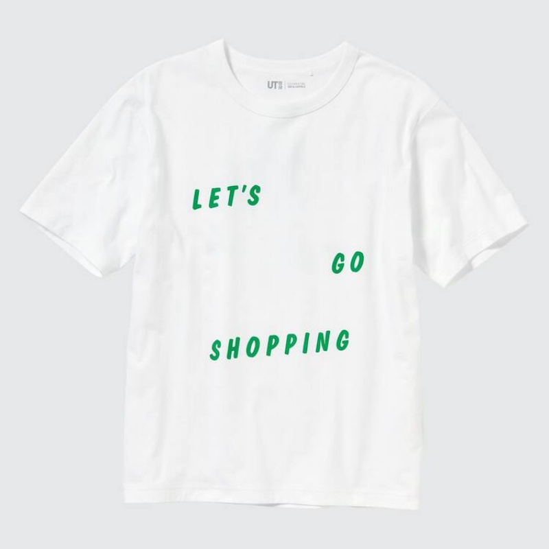 Camiseta Uniqlo Sofia Coppola Ut Estampadas Mujer Blancas | 1602BOZSG