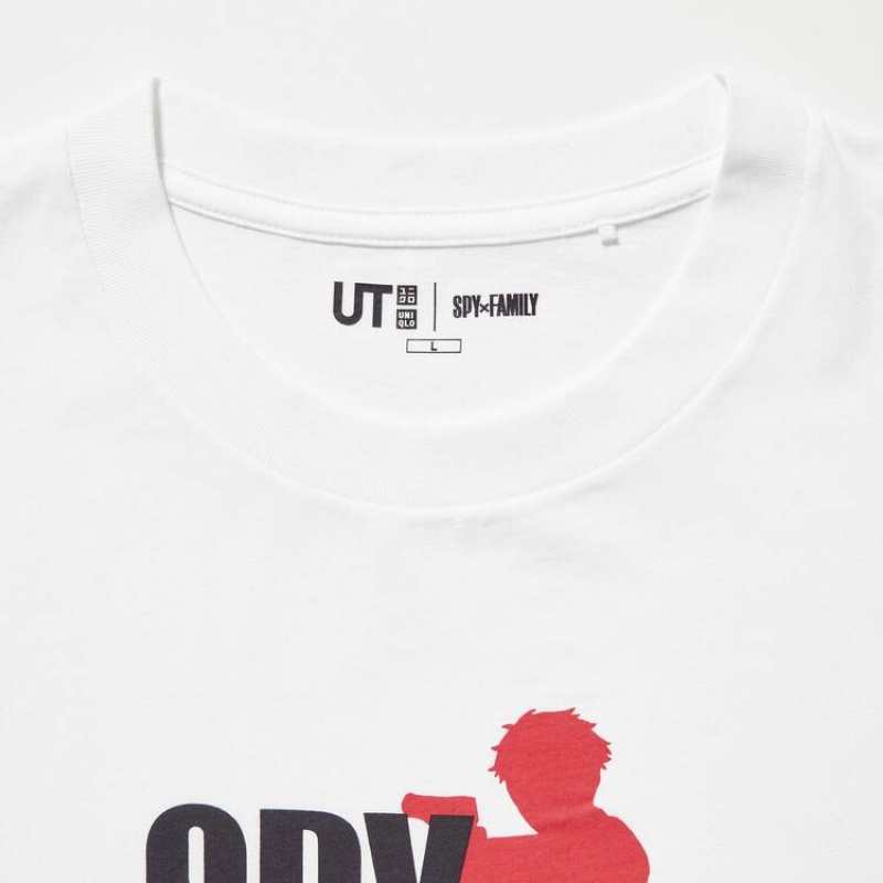 Camiseta Uniqlo Spy X Family Ut Estampadas Hombre Blancas | 1289BJIGH