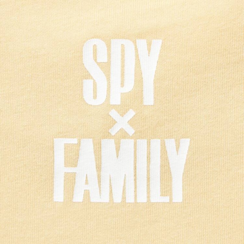 Camiseta Uniqlo Spy X Family Ut Estampadas Hombre Amarillo | 9360WEYXQ