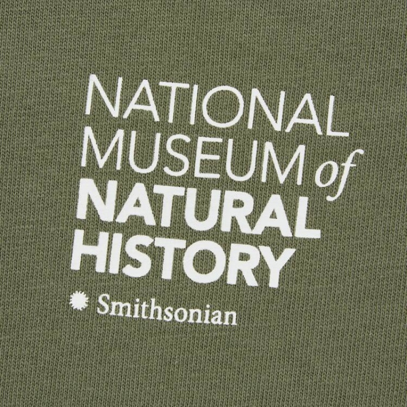 Camiseta Uniqlo The Smithsonian Ut Estampadas Niños Verde Oliva | 5014RHEUB