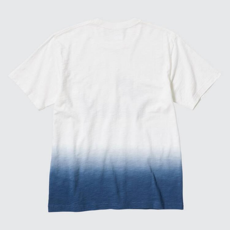 Camiseta Uniqlo Ukiyo-e Archive Ut Estampadas Hombre Blancas | 4092BGJED