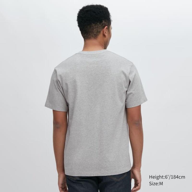 Camiseta Uniqlo Ut Archive Naruto Estampadas Hombre Gris | 2187JESHU