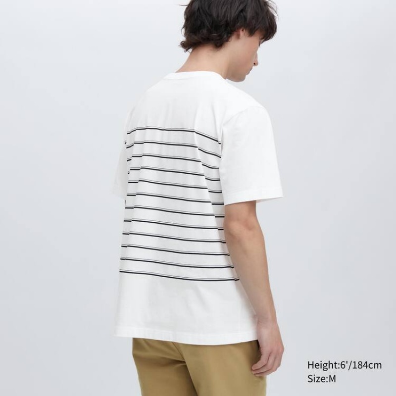 Camiseta Uniqlo Ut Archive One Piece Estampadas Hombre Blancas | 2708XWVHC