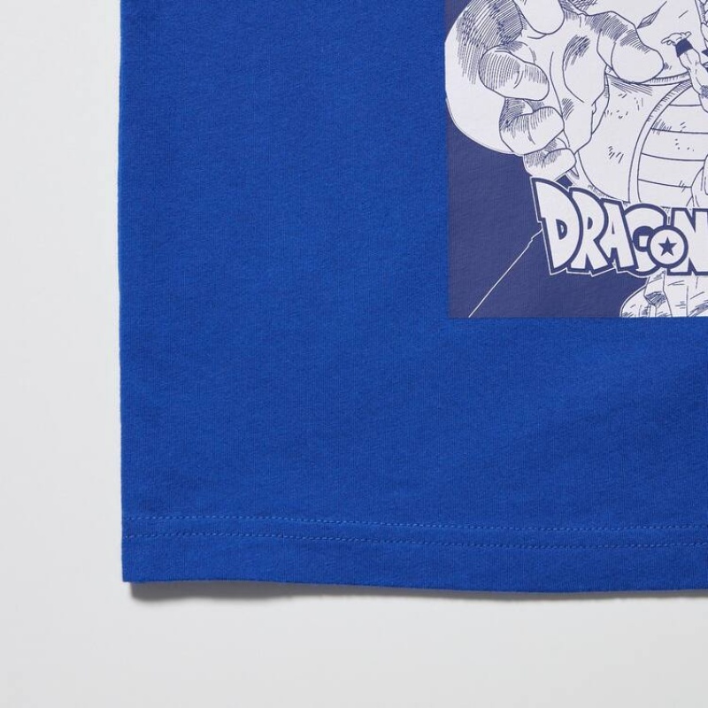 Camiseta Uniqlo Ut Dragon Ball Niños Azules | 0641VOUJC