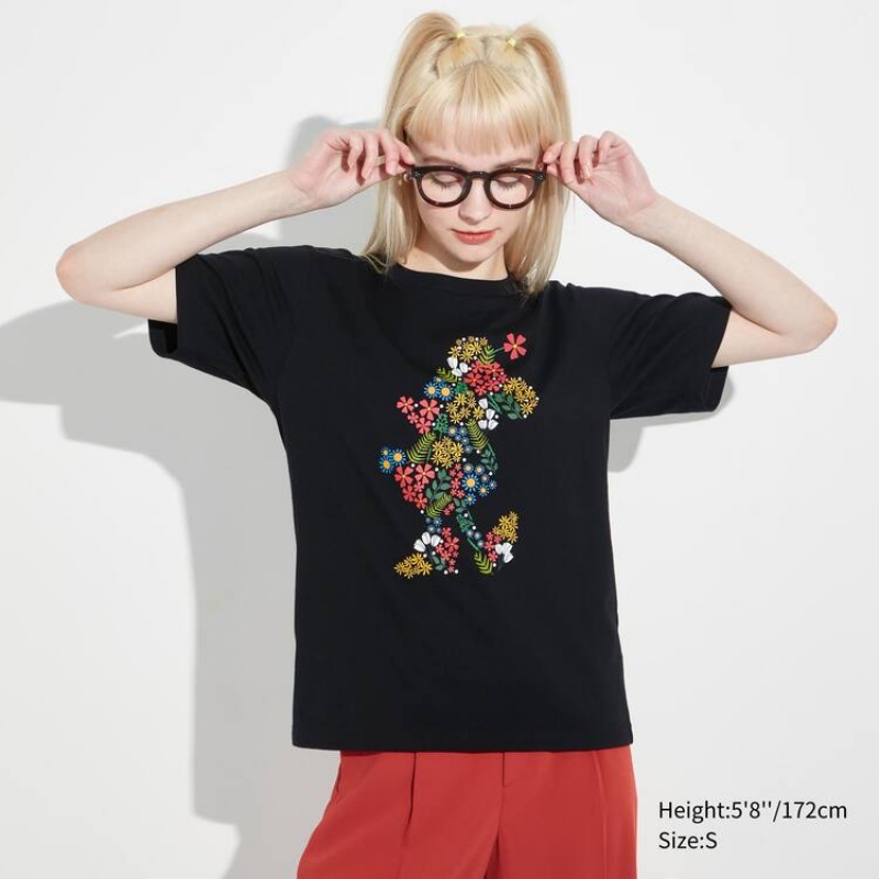 Camiseta Uniqlo Utgp2023 Mfa Estampadas Mujer Negras | 5289PVBWL