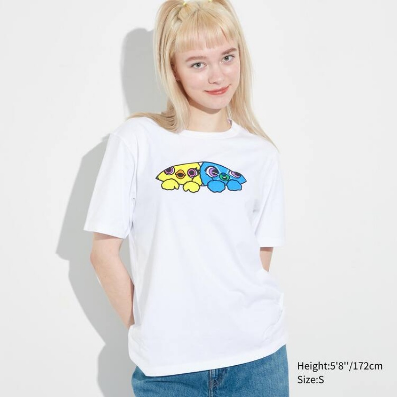 Camiseta Uniqlo Utgp2023 Mfa Estampadas Mujer Blancas | 4605KWJDN