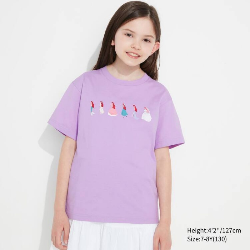 Camiseta Uniqlo Utgp X Mfa Ut Estampadas Niños Moradas | 5482RUEHB