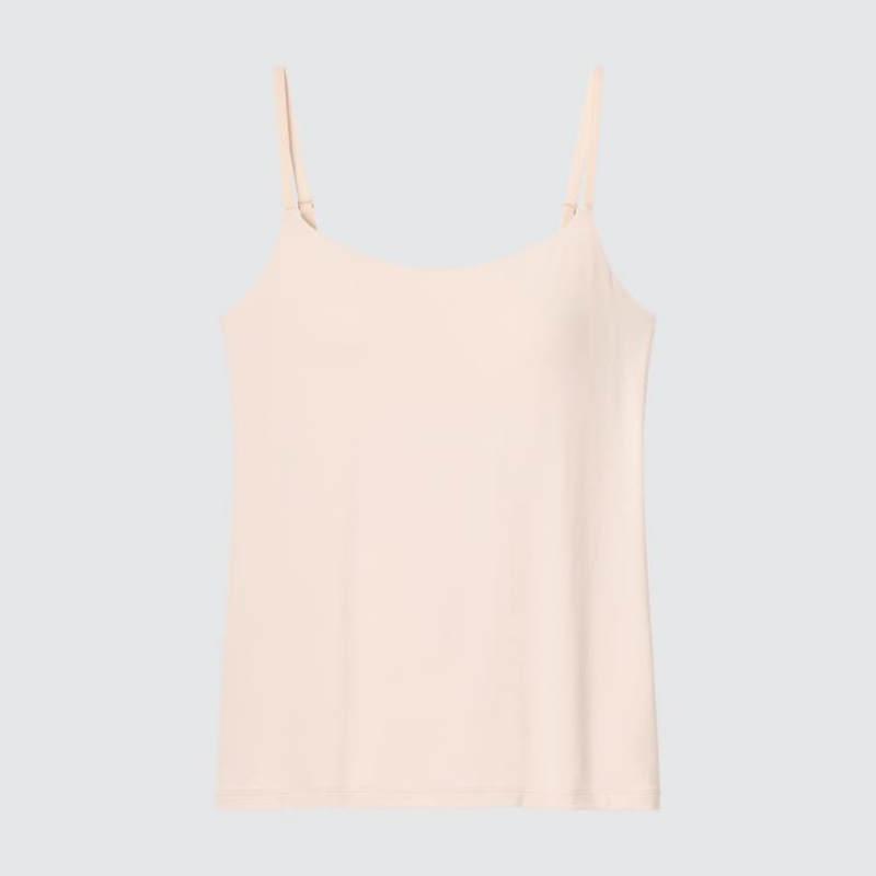 Chaleco Uniqlo Airism Camisole Mujer Beige | 4357KMTCP