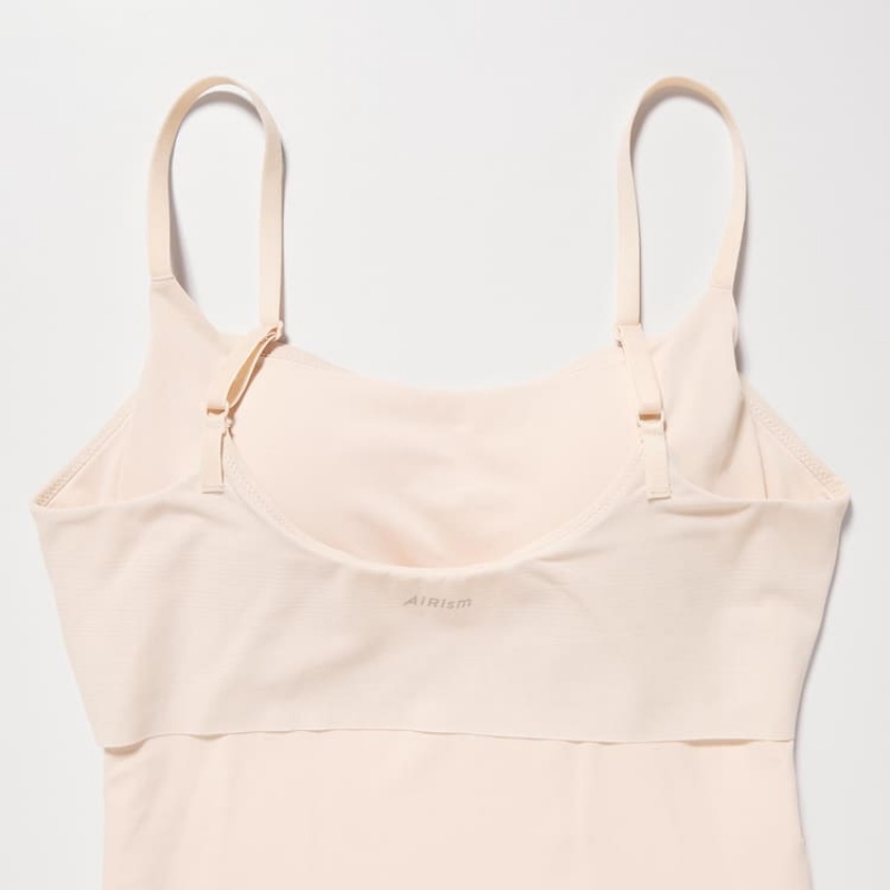 Chaleco Uniqlo Airism Camisole Mujer Beige | 4357KMTCP