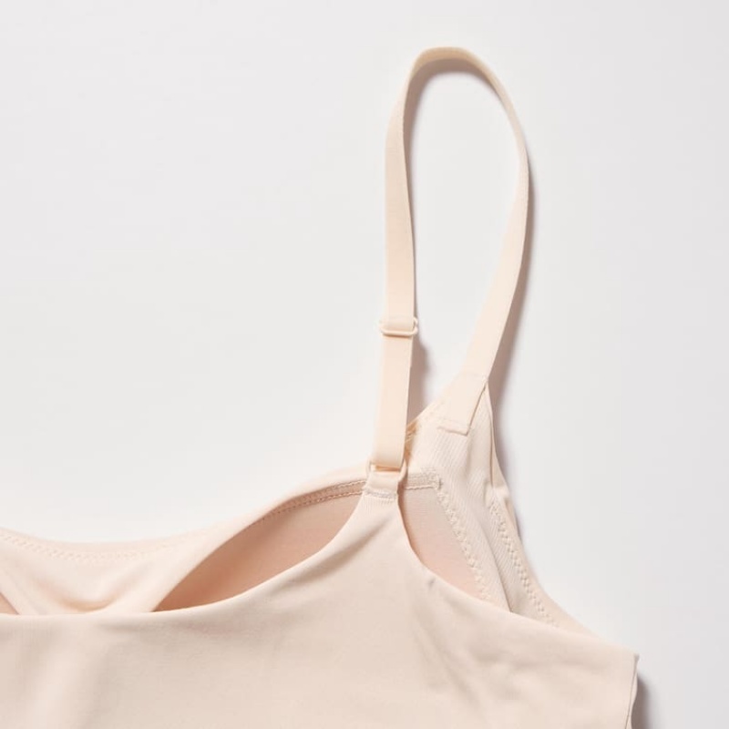 Chaleco Uniqlo Airism Camisole Mujer Beige | 4357KMTCP