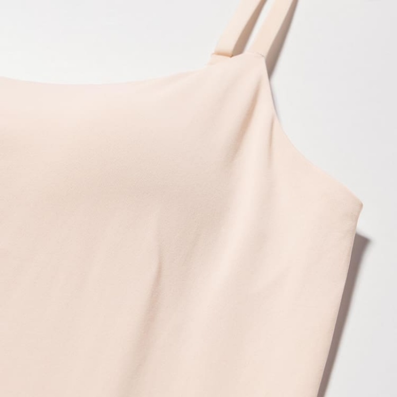 Chaleco Uniqlo Airism Camisole Mujer Beige | 4357KMTCP