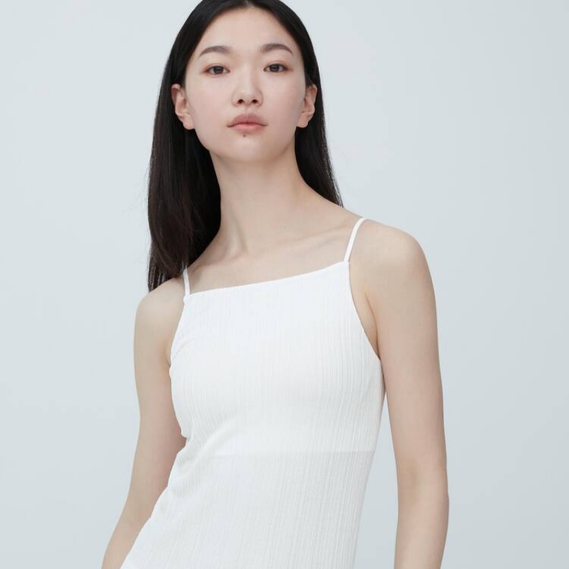 Chaleco Uniqlo Mame Kurogouchi Airism Silk Camisole Mujer Blancas | 9408TAVJD