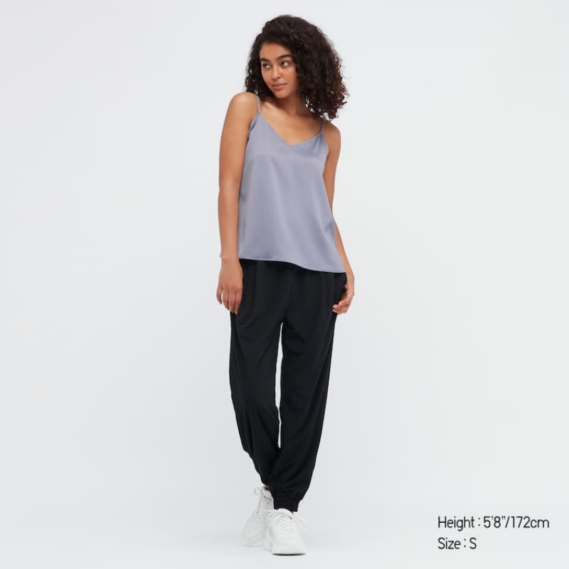 Chaleco Uniqlo Satin Camisole Mujer Azules | 2937RYZUQ