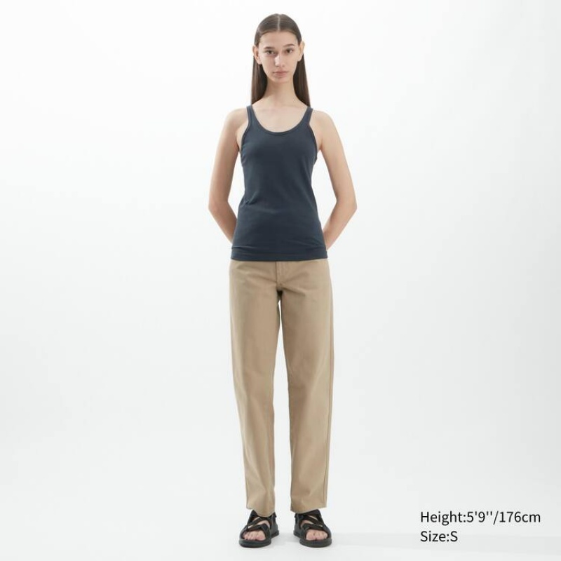 Chaleco Uniqlo U Mujer Gris Oscuro | 1349YMCNO