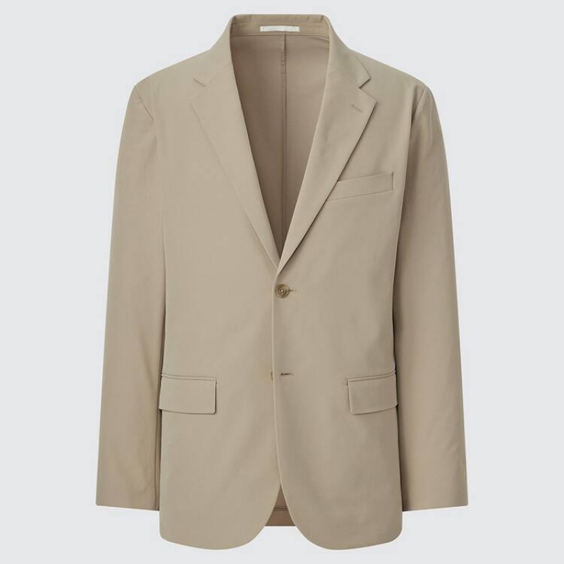 Chaquetas Uniqlo Airsense Ultra Light Hombre Beige | 0168BOTXE