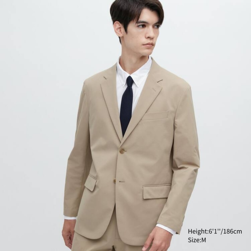 Chaquetas Uniqlo Airsense Ultra Light Hombre Beige | 4809YPGCW