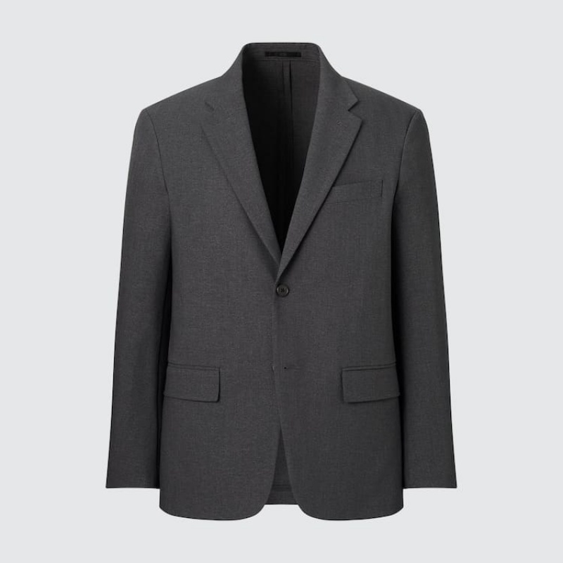 Chaquetas Uniqlo Airsense Ultra Light Lana-look Hombre Gris Oscuro | 6312DBZIH