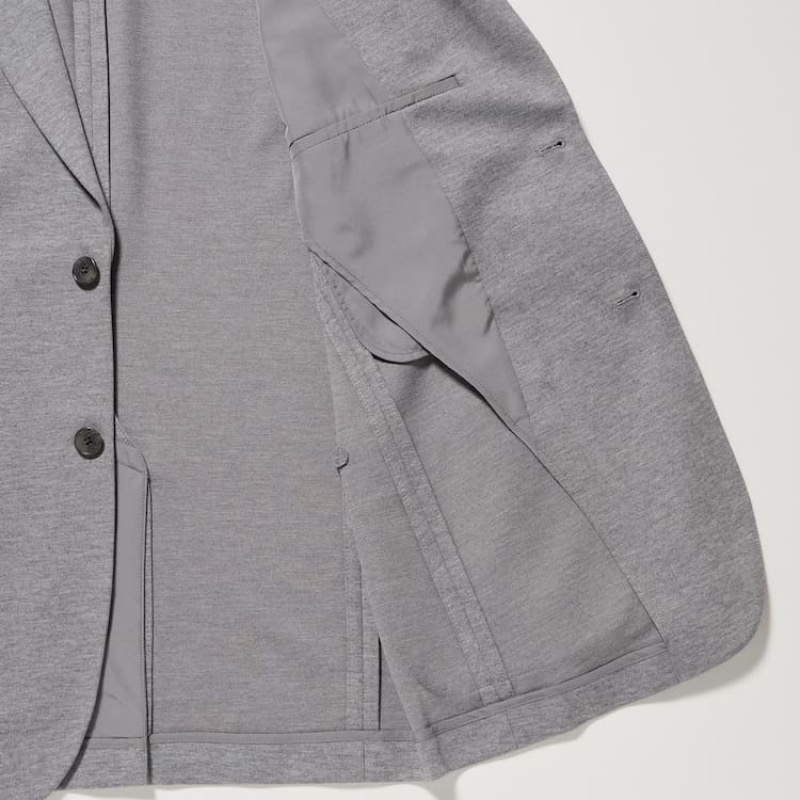 Chaquetas Uniqlo Comodidad Hombre Gris | 7803PZQWV