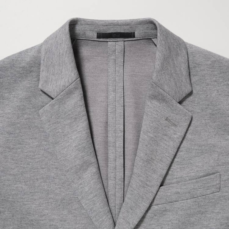 Chaquetas Uniqlo Comodidad Hombre Gris | 7803PZQWV