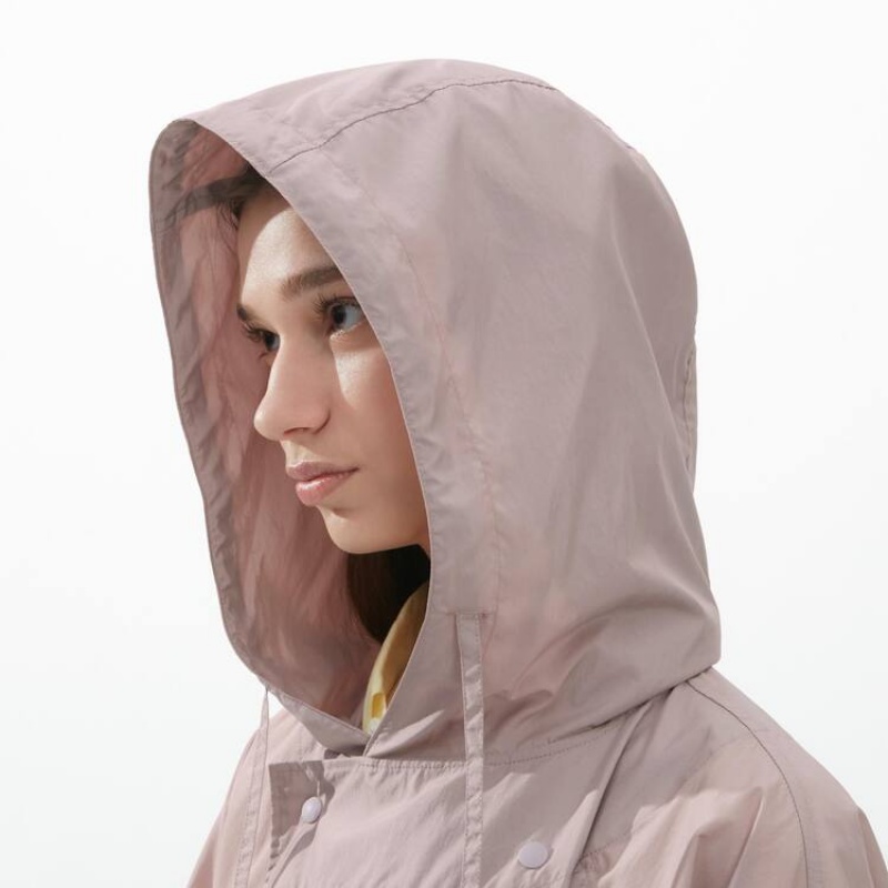 Chaquetas Uniqlo U Poncho Mujer Rosas | 6528URXJI